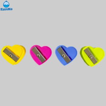 Mini Love Colored Plastic Pencil Sharpener for Office School Stationery - Ningbo Rainma Stationery Co., Limited. - China