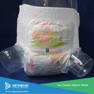 Customized Printed Baby Pullup Diaper Disposable Diaper Pants - Quanzhou Newbusi Import & Export Co., Ltd. - China