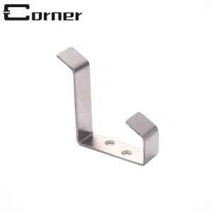 Custom Size Stainless Steel 304 Clothes Coat Towel Metal Bathroom Door Wall Hook - Corner Hardware Company Limited - China