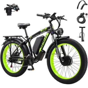 48V 20.3ah Battery 500W Dual Motor Super Power E Bike Adult Beach Cruiser Fat Tire Electric Bike - Dongguan Keteles Outdoor Sporting Goods Co., Ltd. - China