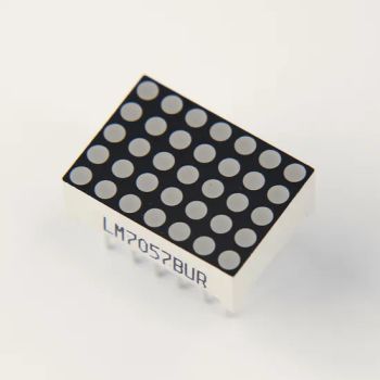 0 7 Inch 5X7 DOT Matrix Display Alingap Super Red LED for Industrial Instruments and Panel Meters - Ningbo Lightkey Electronic Technology Co., Ltd. - China
