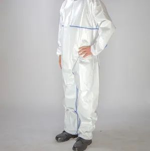 50-65GSM Disposable Protective Clothing Protective Type 5 Type 6 Work Clothes S - Qingdao Trusty Industry & Trade Co., Ltd. - China