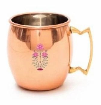 Copper Mugs Shape Round Design Plain I Deal In New Only Country Of Origin Made In - Dz Home - India
