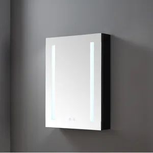 Modern Rectangle Mirror Cabinet Framed Gold Double-Sided Salon Barber Decorative Lighted Bathroom - Foshan Nanhai Dewo Sanitary Ware Co., Ltd - China