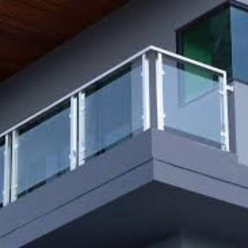 Tempered Glass Railing - Rudra Steel - India