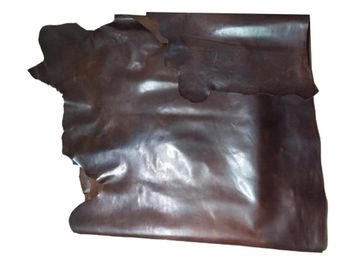 Polished Plain Goat Leather Thickness 1mm Pattern Plain Finish Polished Color Dark Brown Material Goat Leather Usage/Application Shoe, Furniture and - Shitu Enterprise - India