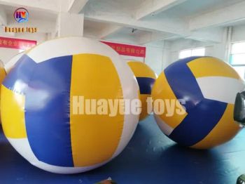 1m 1.5m 2m Diameter Beach Toys Adult Inflatable Air Balloon Volleyball Beach Big Inflatable Volleyball - Guangzhou Huayue Inflatable Products Co., Ltd. - China