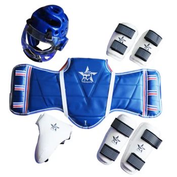 Martial Arts Equipment, Wt Taekwondo Sparring Gear Set MOQ 50 Sets Origin China Style Unisex Trademark OEM Model NO. - Qingdao Tide Sports Products Co., Ltd. - China
