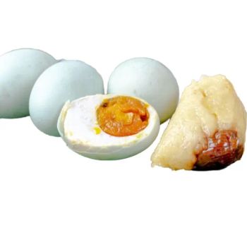 Nutrious Salted Duck Egg Chinese Cooked Processed Egg Variety Duck Origin China Resource Cultured Model NO. DLG-SA06 Type Processed - Fujian Da Laogu Foodstuff Co., Ltd. - China