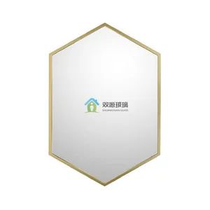 Factory Sale Living Room Hallway Bathroom Wall Mounted Iron Framed Decorative Mirror - Shouguang Shuangyuan Glass Products Co., Ltd - China