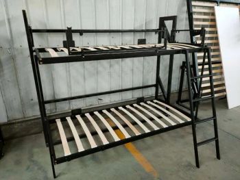 Safety Stronger Space Saving Kids Foldable Bed Wall Bunk Beds Modern Folding Murphy Bunk Bed for Apartment Bedroom - Qingdao Keruyun Industrial Technology Co., Ltd. - China