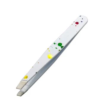 Make up Tools Sharp Slant Angled Tip Eyebrow Tweezers Origin Foshan OEM Available Delivery 30days HS Code 8214200000 Trademark - Foshan Nanhai Xiqiao Zhengrong Nail Clipper Factory - China
