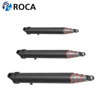 Dat85-45-384 3Stage Telescopic Hydraulic Cylinder OEMs 1Y MOQ100 - XIAMEN ROCA IMP.& EXP. CO., LTD. - China