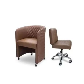 Manicure Beauty Pink Luxury Nail Tables and Leather Set Equipment Hair Executive Ergonomic Sets Furniture Salon Office Chairs - Henan Eminent Medical Devices Co., Ltd. - China