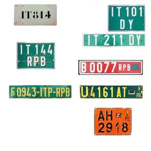 Custom Embossed Logo Africa License Plates of Benin - Zhejiang Shengye Traffic Sign Co., Ltd - China