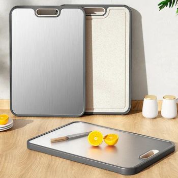 Popular Food Grade Stainless Steel Plastic Cutting Board PP304 Wheat Straw Style Best-Selling Chopping Blocks - Anhui Xianwei E-Commerce Co., Ltd - China