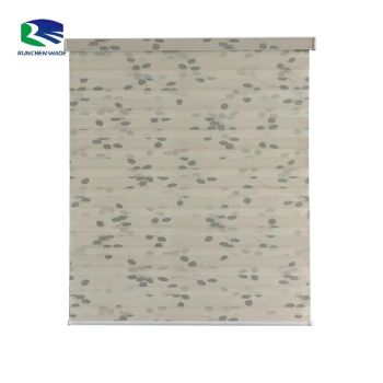 Waterproof Transparent Vinyl Print Jute Indoor Blackout Cassette Window Curtain Fascia Zebra Shade Blind with Chain Shroud - Shouguang Runchen Environmental Protection Technology Co., Ltd. - China