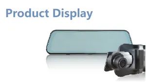 9.66 Inch Wide View Angle Auto Car Backup Reverse Cameras with Streaming Rearview Mirror - SHENZHEN TEAMSPOWER ELECTRONICS COMPANY LTD. - China