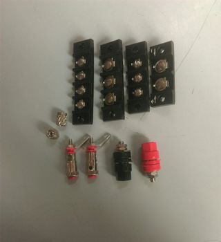 Amplifiers Terminals , Amp Bakalite Strips Etc Color Red / Black Material Brass / - Shri Balaji Enterprises - India