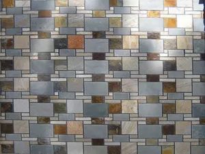 Gray/Black/Gold/Rusty Landscape Slate Paving Stone Flagstone with Net - Xiamen Dinglei Stone Co.,LTD - China