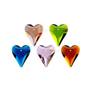 Crystal Heart-Shaped 38mm Hanging Jewelry Ornament Pendant Loose Beads Suncatcher for DIY Home Decoration - Pujiang Haitai Crystal Lighting Co., Ltd - China