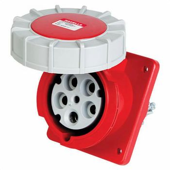 Ip56 36 W Industrial Plug Socket Material PVC Pin Type 4 Pin IP Rating IP56 MCB Protected Yes Current Rating 36 W Key Lock Facility - Aarin Switchgear Corner - India