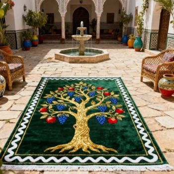 Customized Hand Tufted Shaggy Wall Hanging Rugs Round Shape Tufted Custom Rugs with Logo - Blossom Carpet Co., Ltd. - China