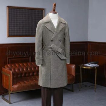 Mens Trench Coat Coat Winter Long Single Breasted Business Overcoat - Shanghai Yiyu Industrial Co., Ltd. - China