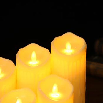 High Performance Home Lighting Wedding Party Pillar Light LED Candles Flameless Candle - Hebei Guanlian New Material Co. , Ltd. - China