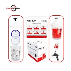 Paint Spray Guns Cup Automotive Finishing Coat Surface Paint Spray Gun Cup - Qingdao Hanspray New Material Technology Co., Ltd. - China
