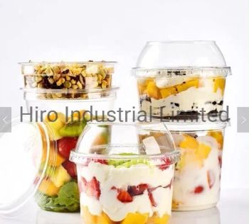 Fresh Sliced Fruit Take Away Transparent Plastic Packaging Box Disposable Bowls Pet Material - Hiro Industrial Limited - China