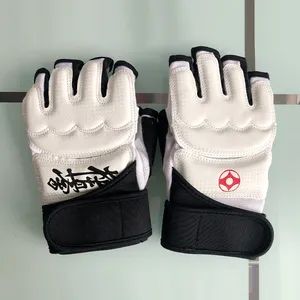IKO Kyokushin Karate Gloves Hand Protector Martial Arts Studio 1-4Y MOQ50 1kg PU+Leather - Shenyang Sinobudo Sporting Goods Co.,Ltd. - China