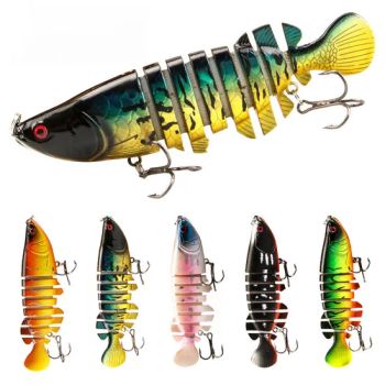 Bass Fishing Lures Highly Realistic Bass Lures Multi Jointed Swimbait Lifelike Hard Bait Trout Perch - Weihai Lotus Outdoor Co., Ltd. - China