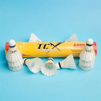 Cheap Factory Price Goose Feather Badminton Shuttlecock Origin China MOQ 50 Dozen Trademark TCX OEM Customized Durability a - ANHUI TINGCHENG IMP & EXP TRADE CO., LTD. - China