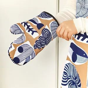 New Cartoon Print Potholder Cooking Kitchen Wholesale Oven Mitts - Shandong Binzhou Ruiheng Home Textile Co., Ltd. - China