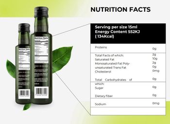 Avoolio Extra Virgin Avocado Oil Additive Free Yes Purity 100% Extra Virgin Smoke Point 189º Celsius Processing Method No Solvent, No - Avoolio - Mexico