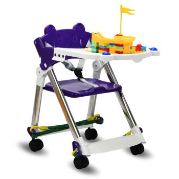 Portable Foldable Baby Chair with Adjustable Safety Belt for Kids Dining Feeding - Skylark Network Co., Ltd. - China