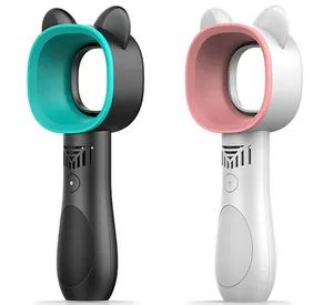 Portable Handheld Bladeless Fan Outdoor USB Rechargeable Mini Air Cooler No Leaf Cooling Fan Desktop Bladeless Fan - Shenzhen Cools Industrial Co., Ltd. - China