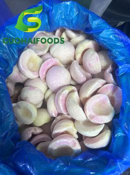 wholesale IQF honey peach frozen sweet peach white pink peach halves guohai frozen green foods - shandong guohai food co.,ltd. - China