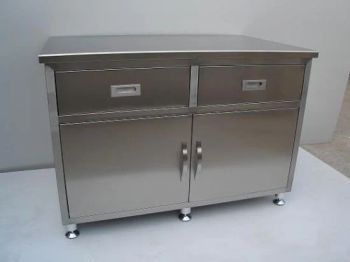 Custom Stainless Steel Kitchen Furniture, Kitchen Cabinet OEM Accept Fixed Fixed Color White Style Modern Origin China Condition - GUANGDONG DONGJI INTELLIGENT DEVICE CO.,LTD. - China