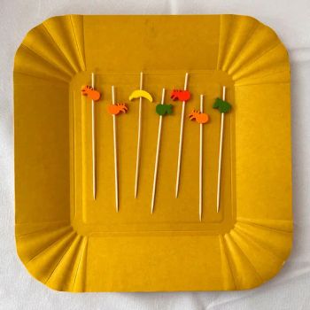 Disposable Bamboo Bar Tools Fruit Pick Skewer Sustainable Yes Biodegradable Yes HS Code 4421911090 Heat Resistance Yes FSC Confirm with FSC - Guangzhou Tiptop New Material Technology Co., Limited - China