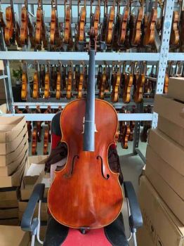 Advanced Cello Selected Solid Spruce Top Flamed Maple Back & Side Ebony Fingerboard Sch106 - Super Music Co., Ltd. - China