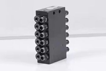 Progressive Distributor Block Brand DAVLUBES Color BLACK PLATED Material Carbon Alloy Steel Lubricant Output Per Cycle 0.2 - Davlubes - India