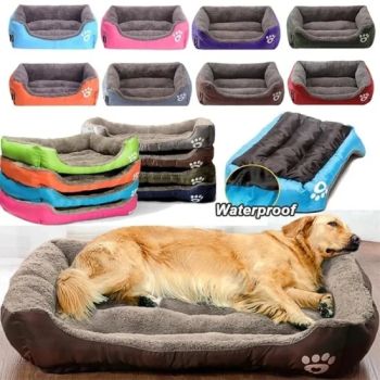 Large Pet Cat Dog Bed Warm Cozy Dog House Soft Fleece Nest Dog Baskets House Mat Autumn Winter Waterproof Kennel - Market Union Co. Ltd. - China