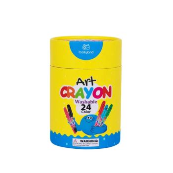 Non-Toxic Washable Crayon Drawing Toys 24 Colors Safety Painting Art - Ningbo Tooky Toy Co., Ltd. - China