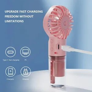 Mini Portable Handheld Spray Fan Rechargeable Mist Fan with Water Tank Outdoor Cooling Fan for Summer Supplies Students Kids Car - Anhui Xianwei E-Commerce Co., Ltd - China