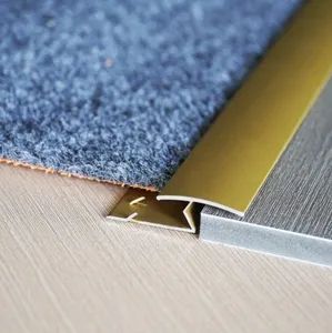 Aluminum Tile Trim Decorative Carpet Strip Z Shape Carpet Edging Trim - Guangdong Jinhuahai Aluminum Co., Ltd. - China