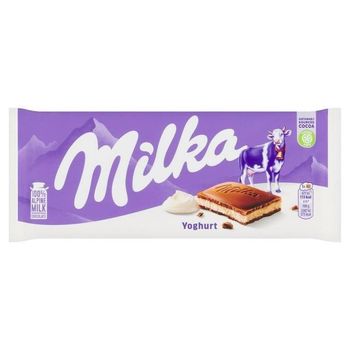 Milka Yogurt Chocolate Bar 100g - Sweet & Tangy Delight Grade top Shape bars Weight 100g Type chocolate Origin Germany Cocoa Solids Content 30% Minimum -  CALIPSO POLSKA SP Z OO  - Poland