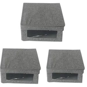 Collapsible Storage Bins with Lids Decorative Storage Boxes with Window - Jinhua Saving Industry and Trade Co. Ltd - China