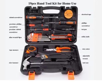 LH-DDGJ-25 25Pc Folded Tool Set DIY 27x23x7.5 15D MOQ100 Origin China Brand No Brand Folded Unfolded HS Code 8205510000 Model NO. LH-DDGJ-25 - Foshan Lingaode Trading Company Limited - China